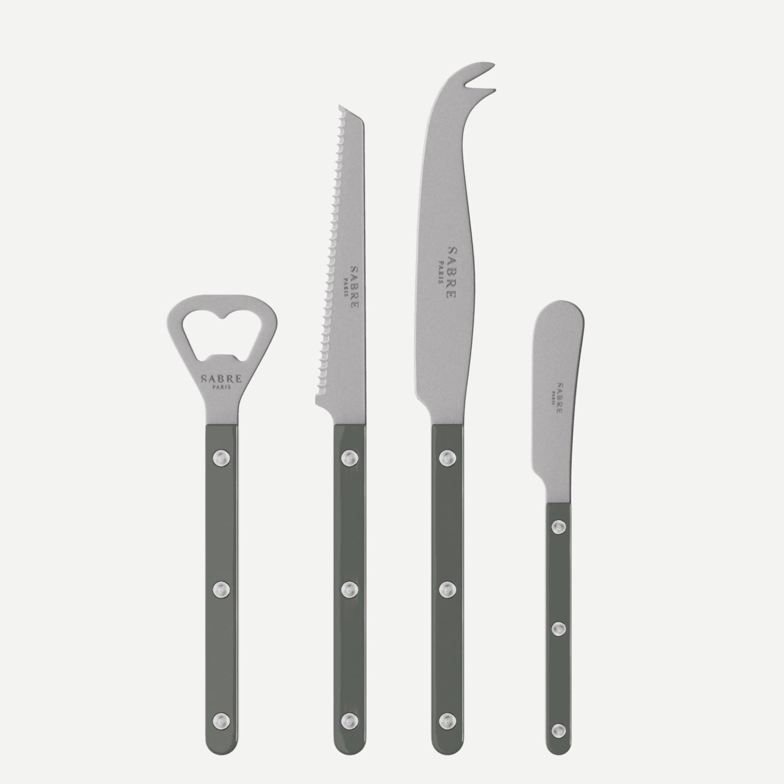 Bistrot Vintage Uni, Anthracite - Set apéro Bistrot