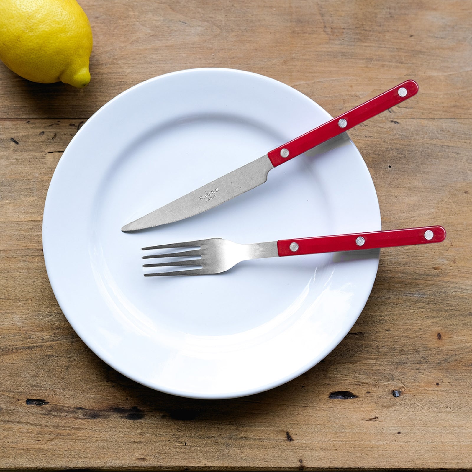 Bistrot Vintage Uni, Bordeaux - Coffret de 5 couverts de table