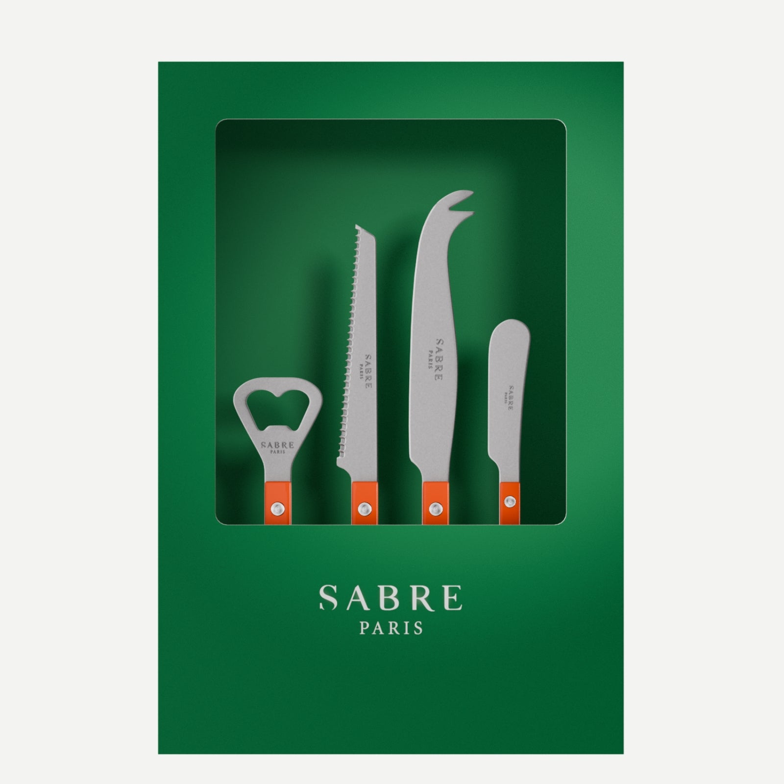 Bistrot Vintage Uni, Orange - Coffret Set Apéro