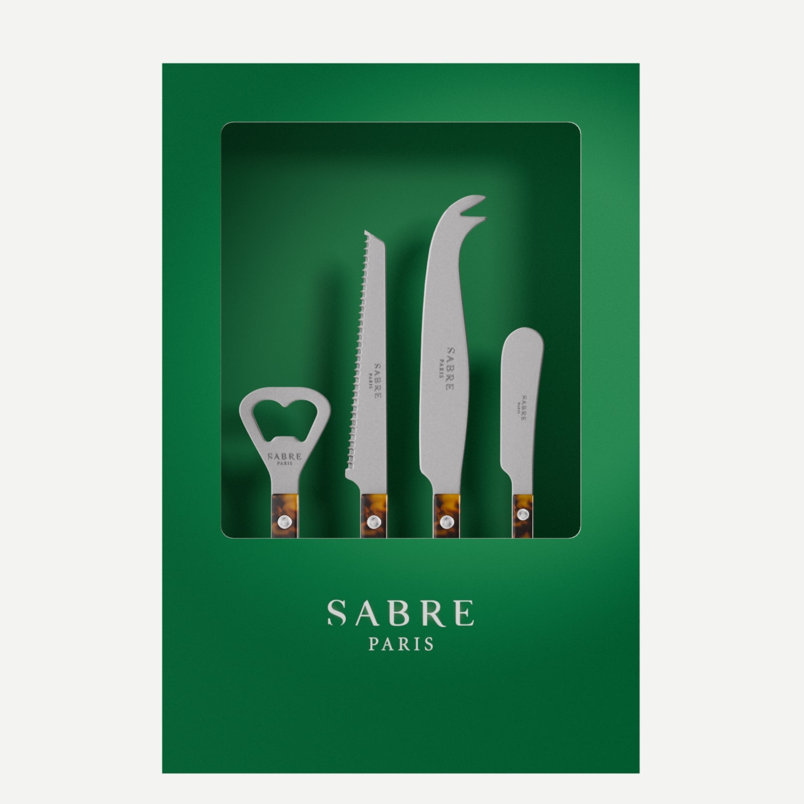 Bistrot Vintage Tortoise, Schildpatt-Effekt - Box Apéro-Set