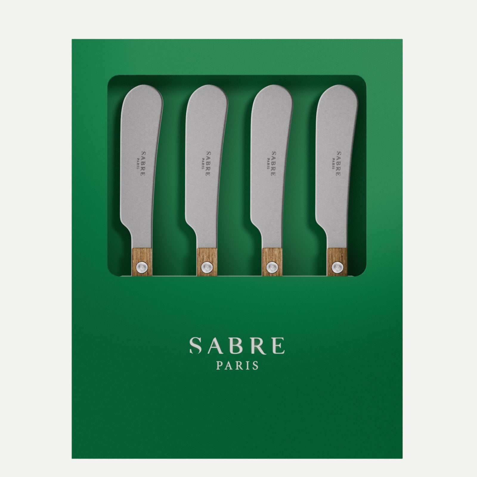 Bistrot Vintage Teck, Teck - Coffret de 4 tartineurs