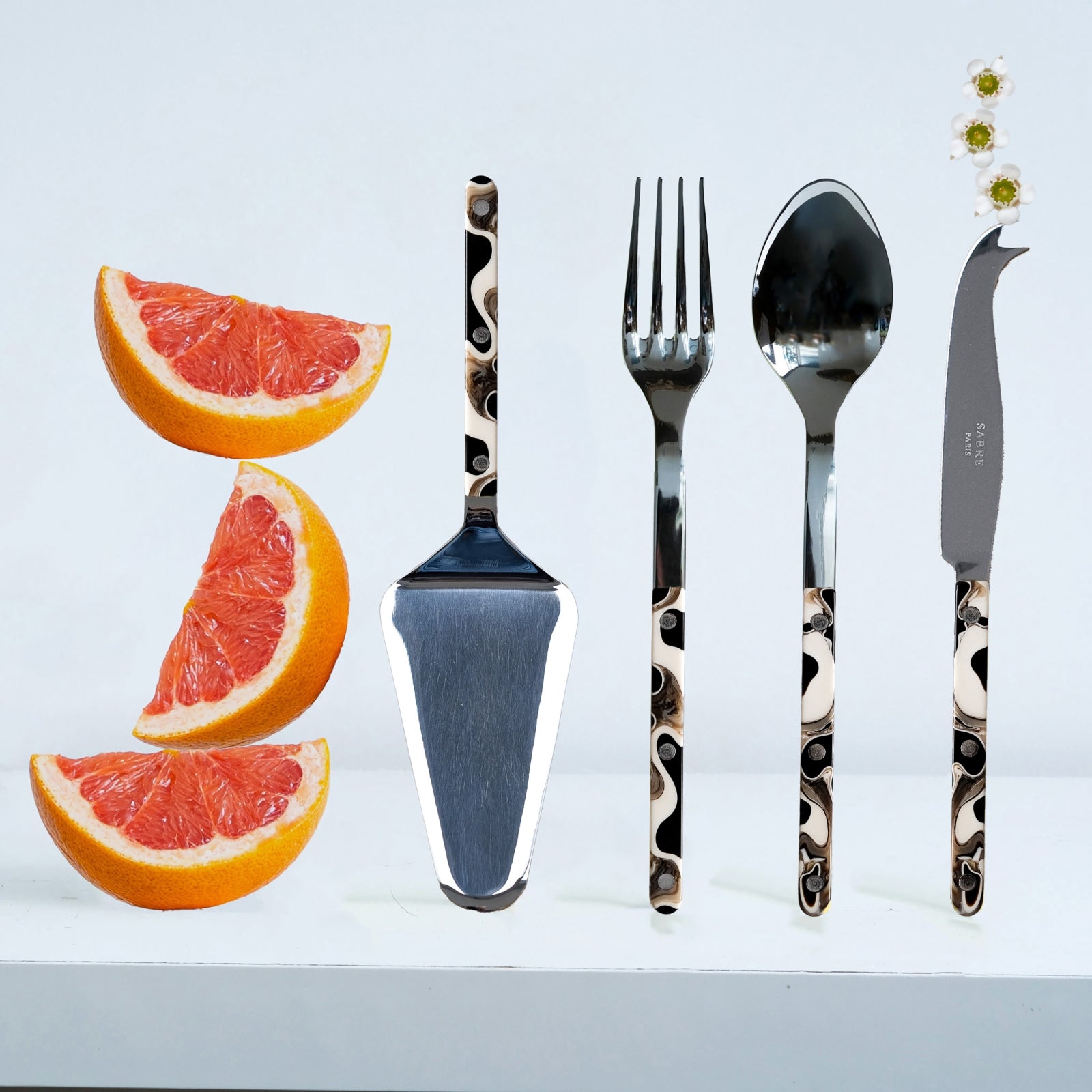 Bistrot Dune, Dune Black - Serving set