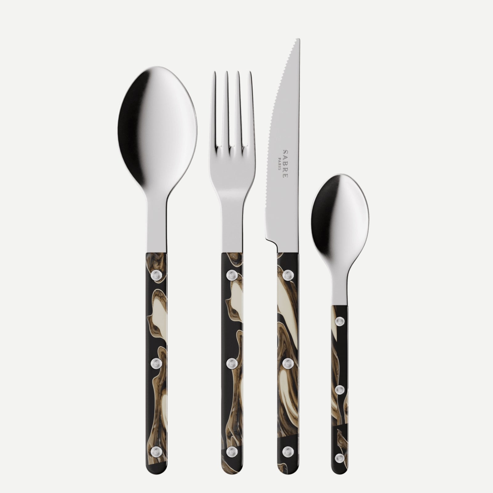 Bistrot Dune, Dune Black - 4 pieces cutlery set