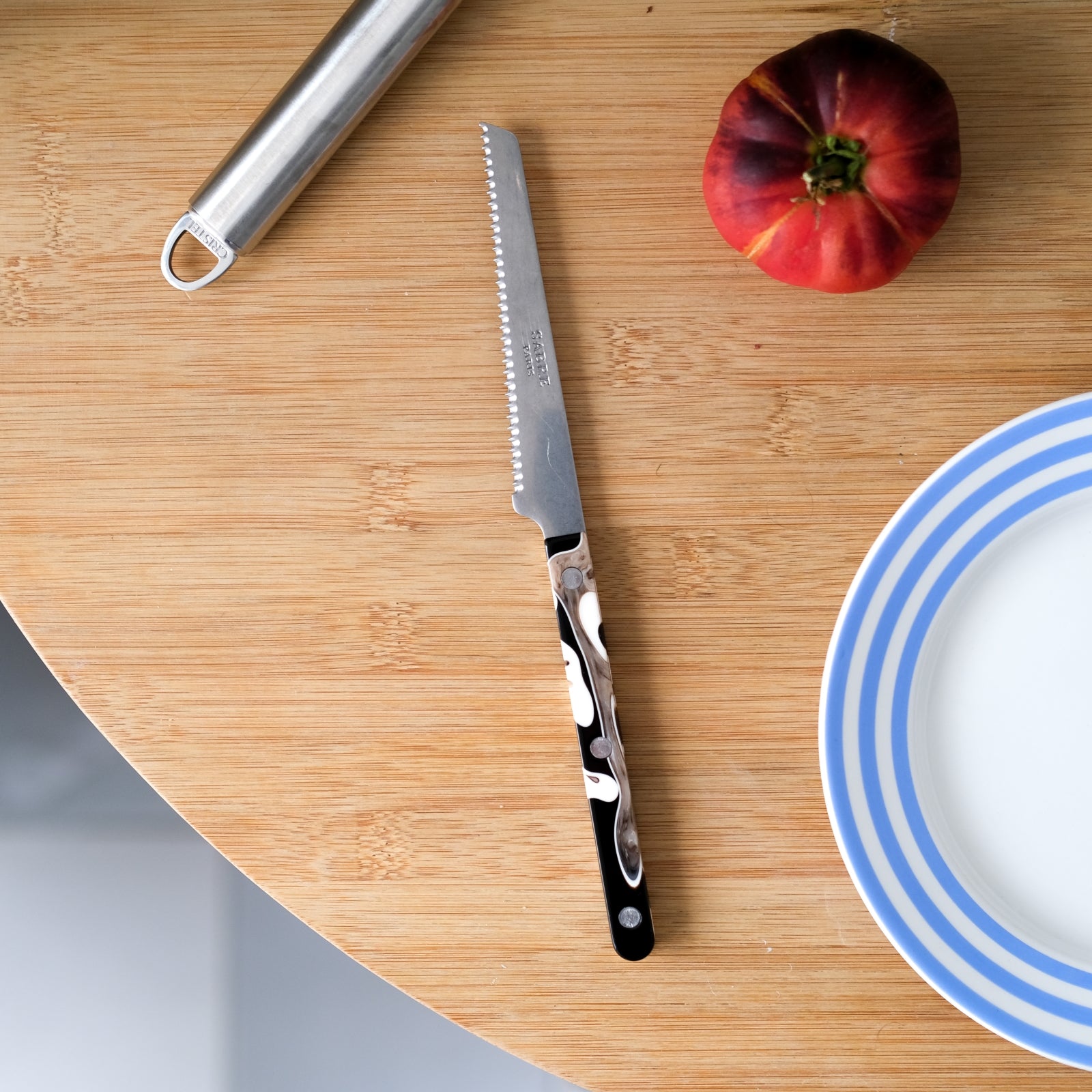 Bistrot Vintage Dune, Dune Noir - Couteau à tomate