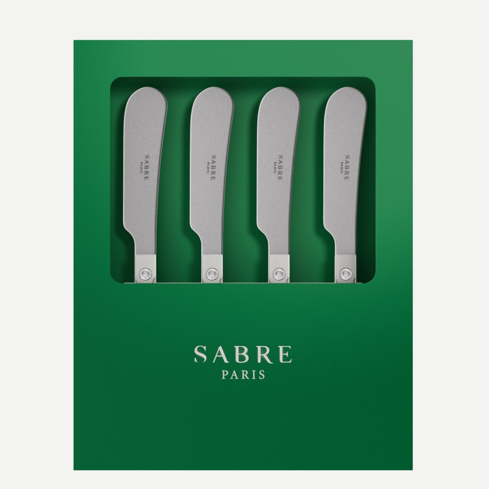 Bistrot Vintage Dune, Dune Ivoire - Coffret de 4 tartineurs