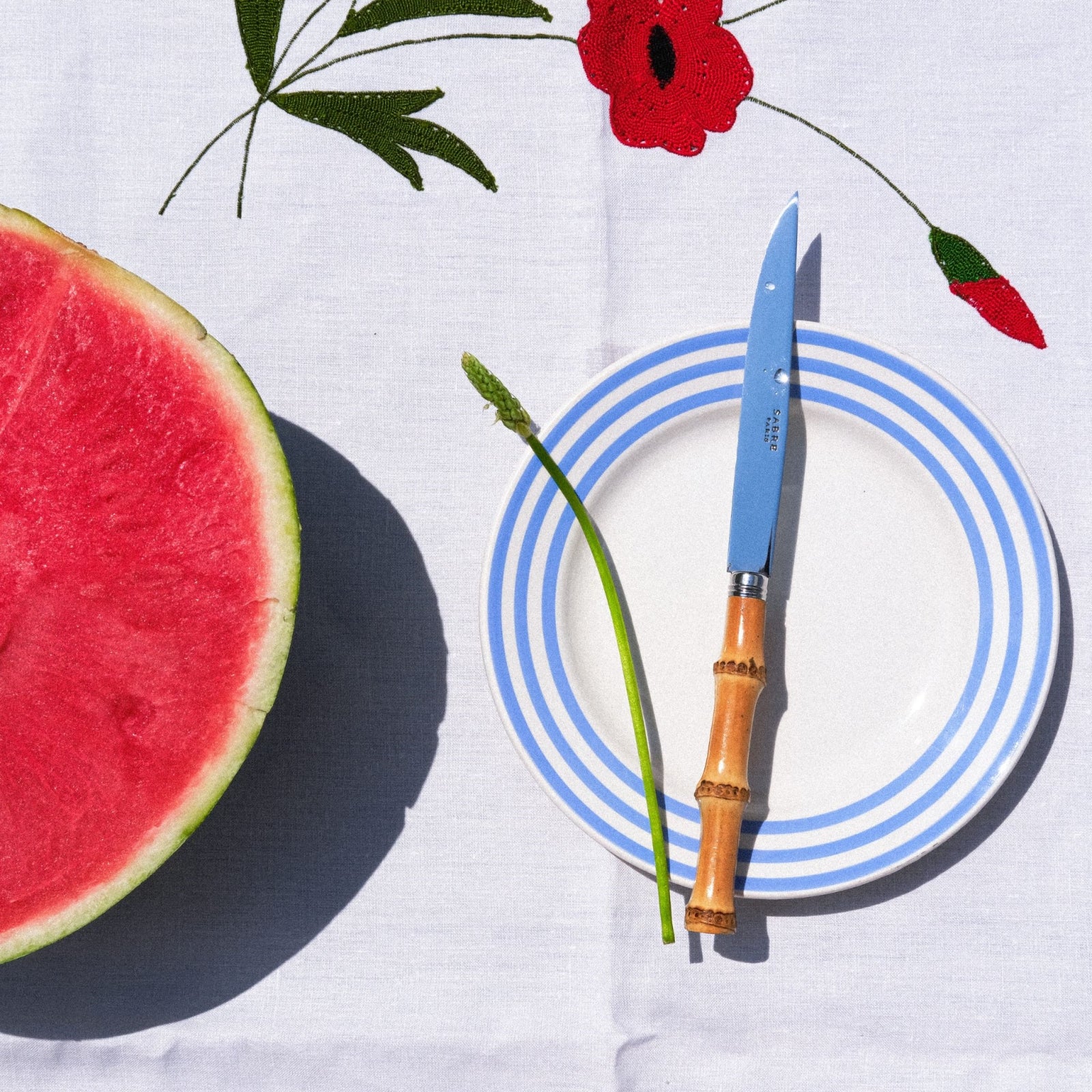 Panda, Bambou - Couteau à steak