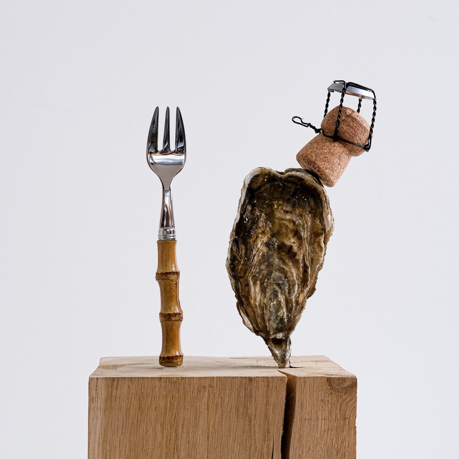 Panda, Bambou - Fourchette à huître