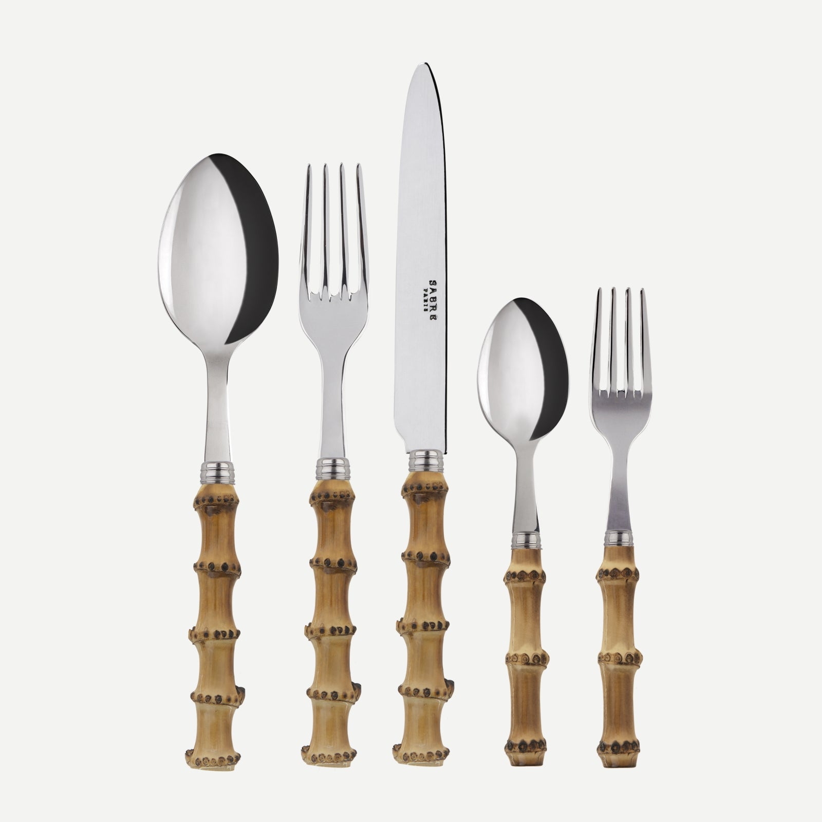 Panda, Bamboo - Essbesteck-Set - 5-teilig