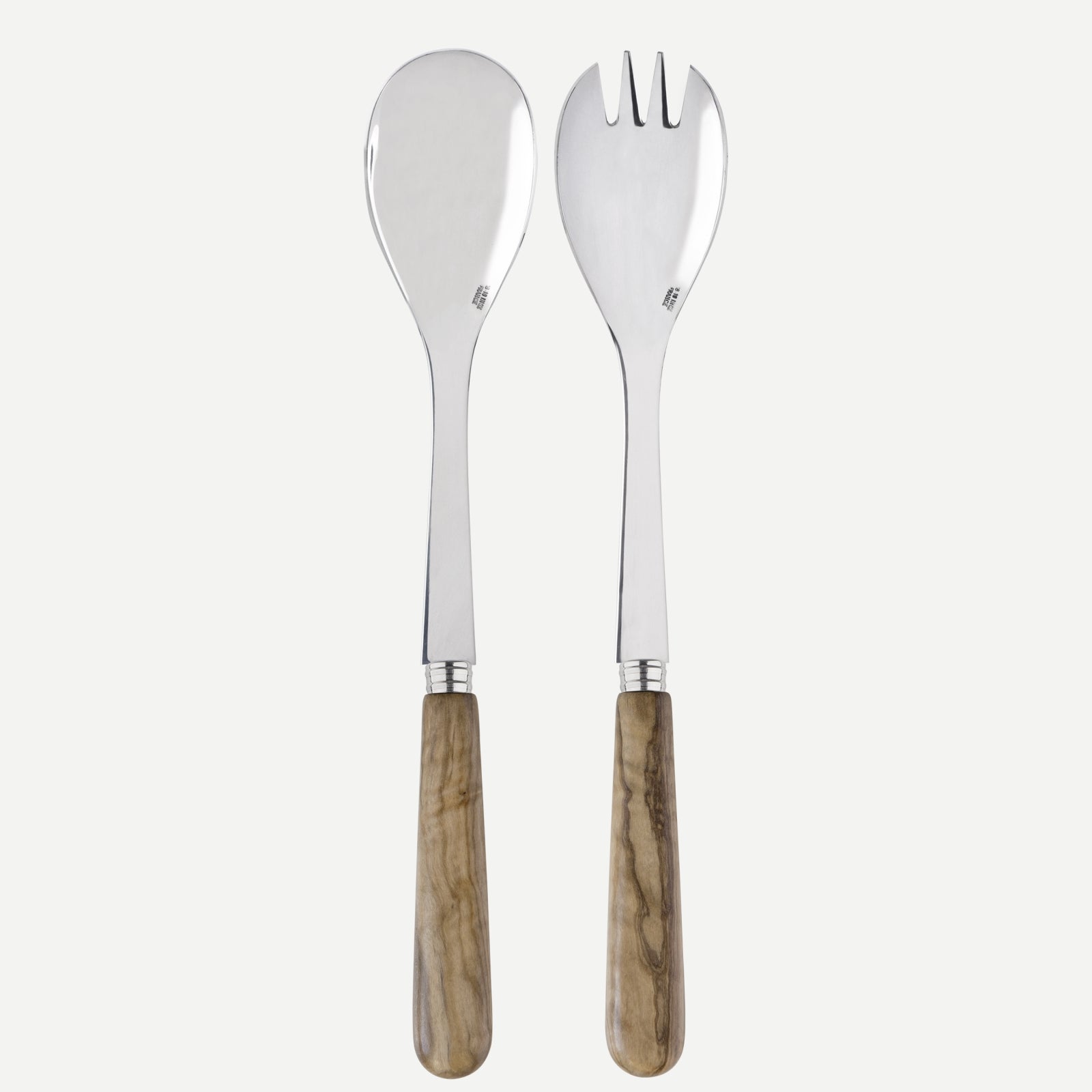 Lavandou, Olive tree wood - Salad cutlery set
