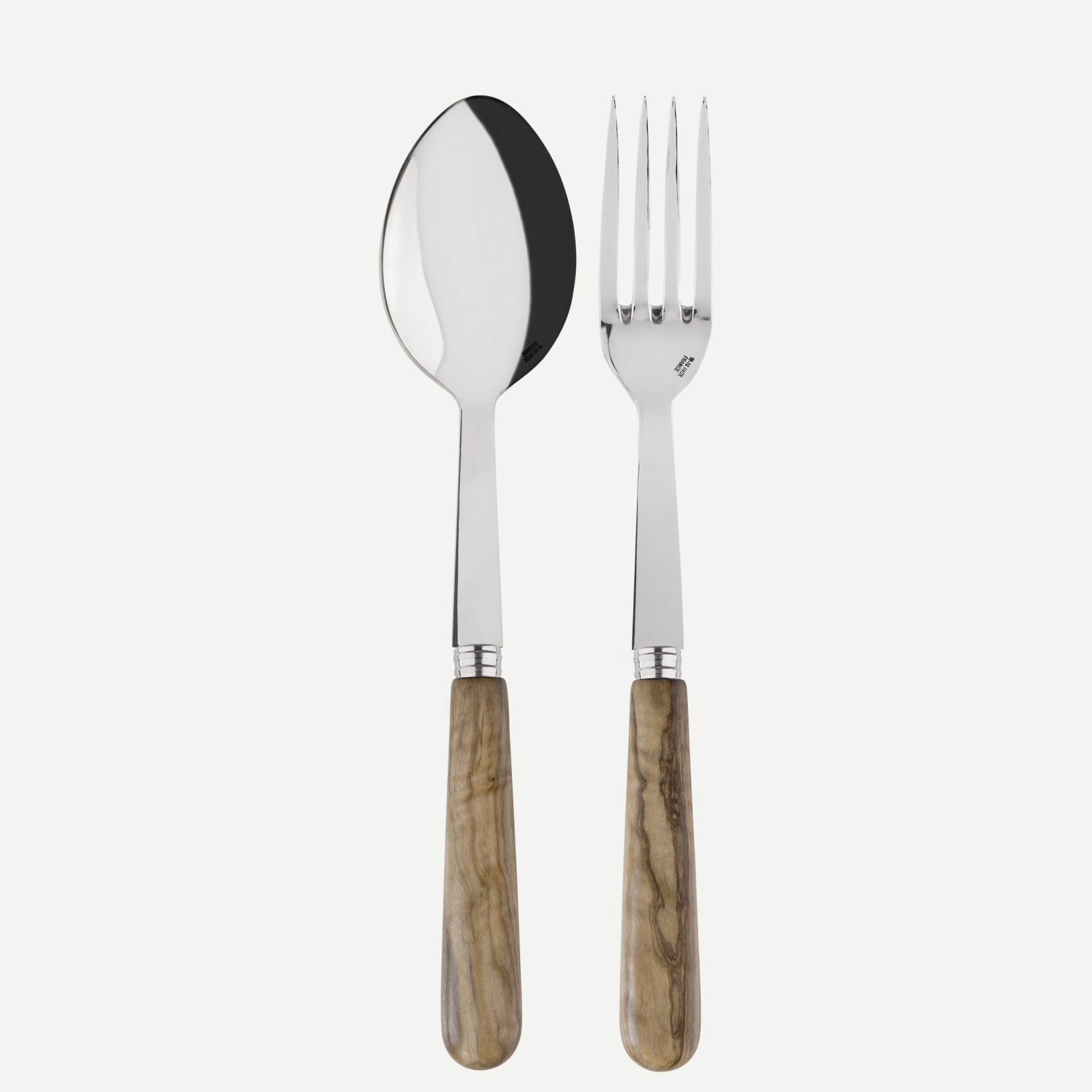 Lavandou, Bois d'olivier - Couverts de service