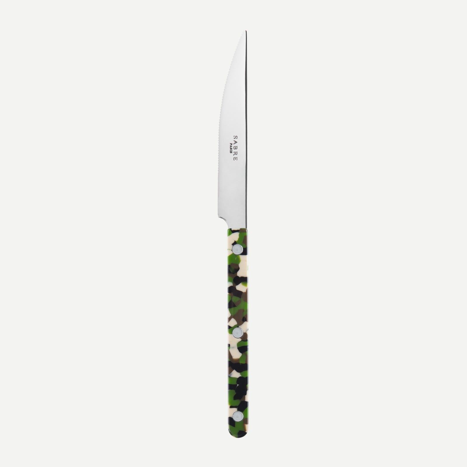Bistrot Camouflage, Vert - Couteau de table