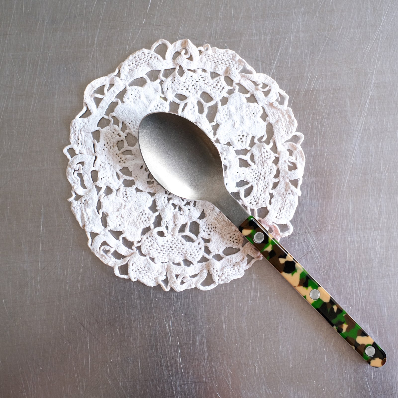Bistrot Vintage Camouflage, Green - Teaspoon