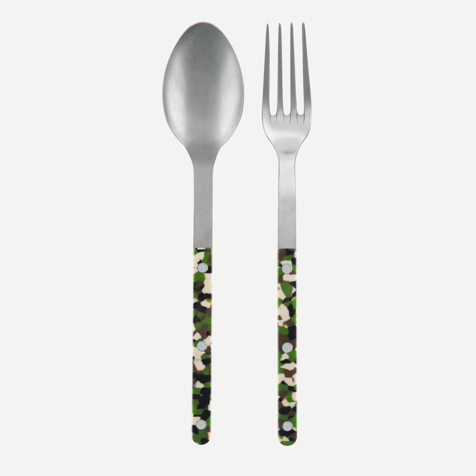 Bistrot Vintage Camouflage, Green - Serving set