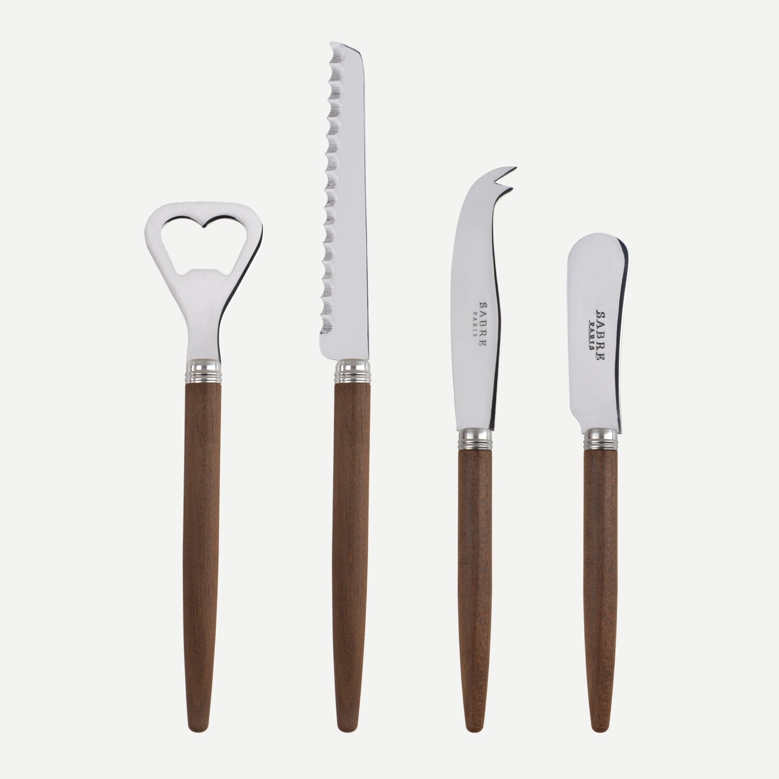 Jonc, Bois foncé - Set apéro