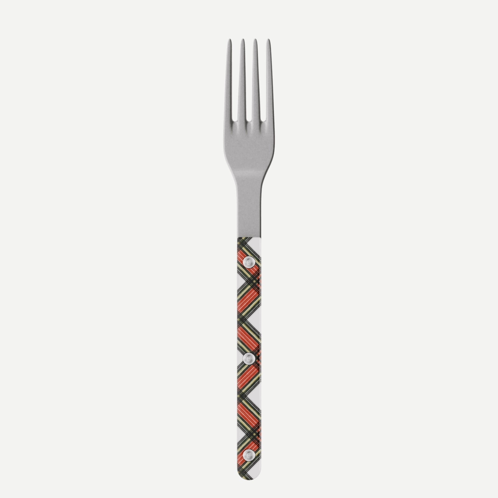 Bistrot Vintage Tartan, Blanc