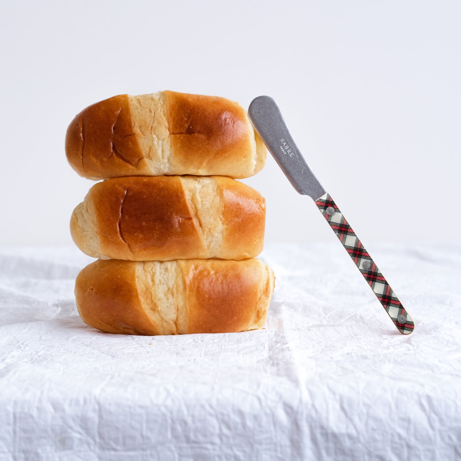 Bistrot Vintage Tartan, Blanc - Tartineur