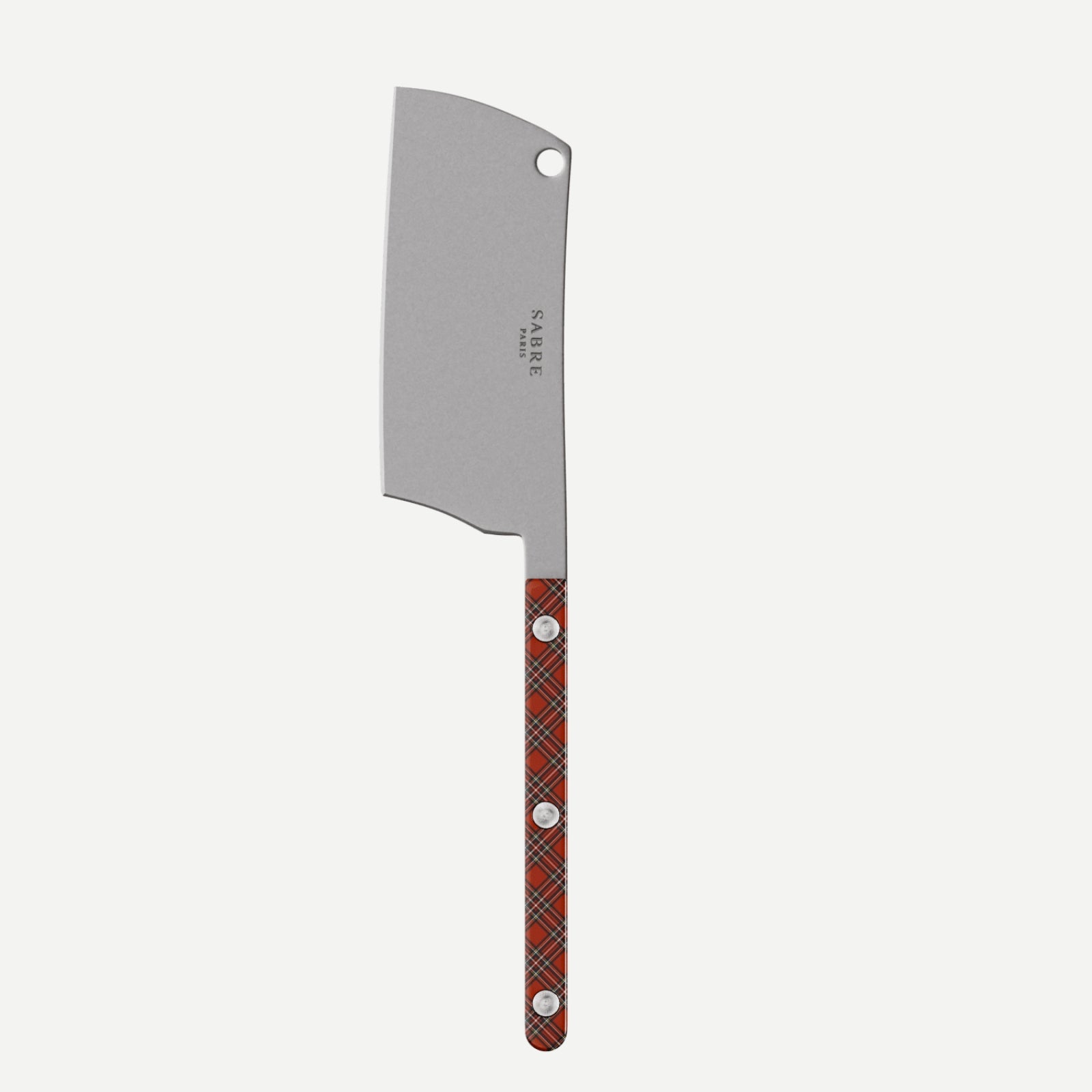 Bistrot Vintage Tartan, Red - Cheese cleaver