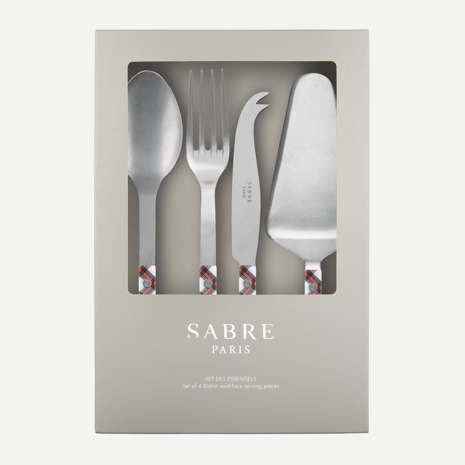 Bistrot Vintage Tartan, Blanc