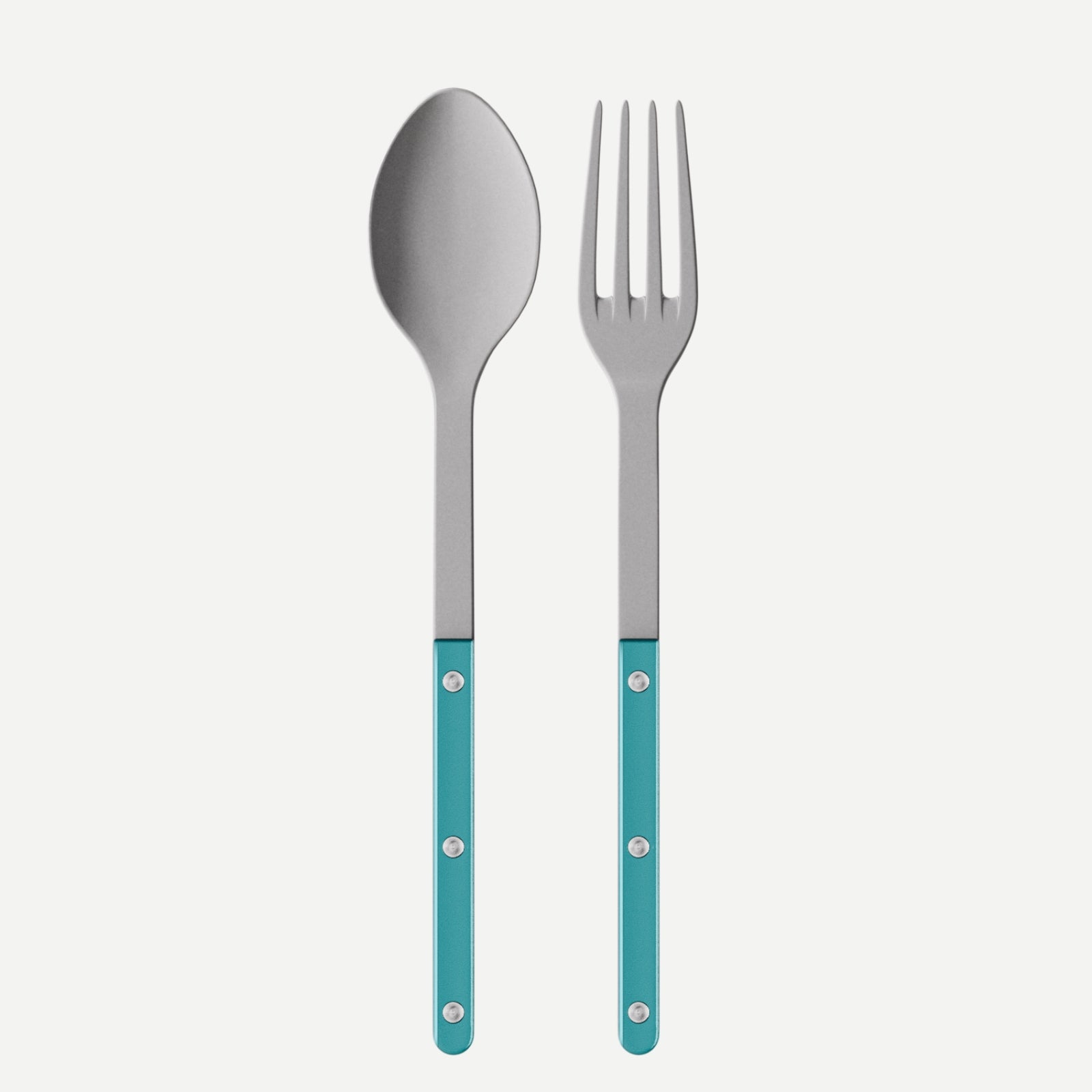 Bistrot Vintage Pearly, Turquoise - Couverts de service