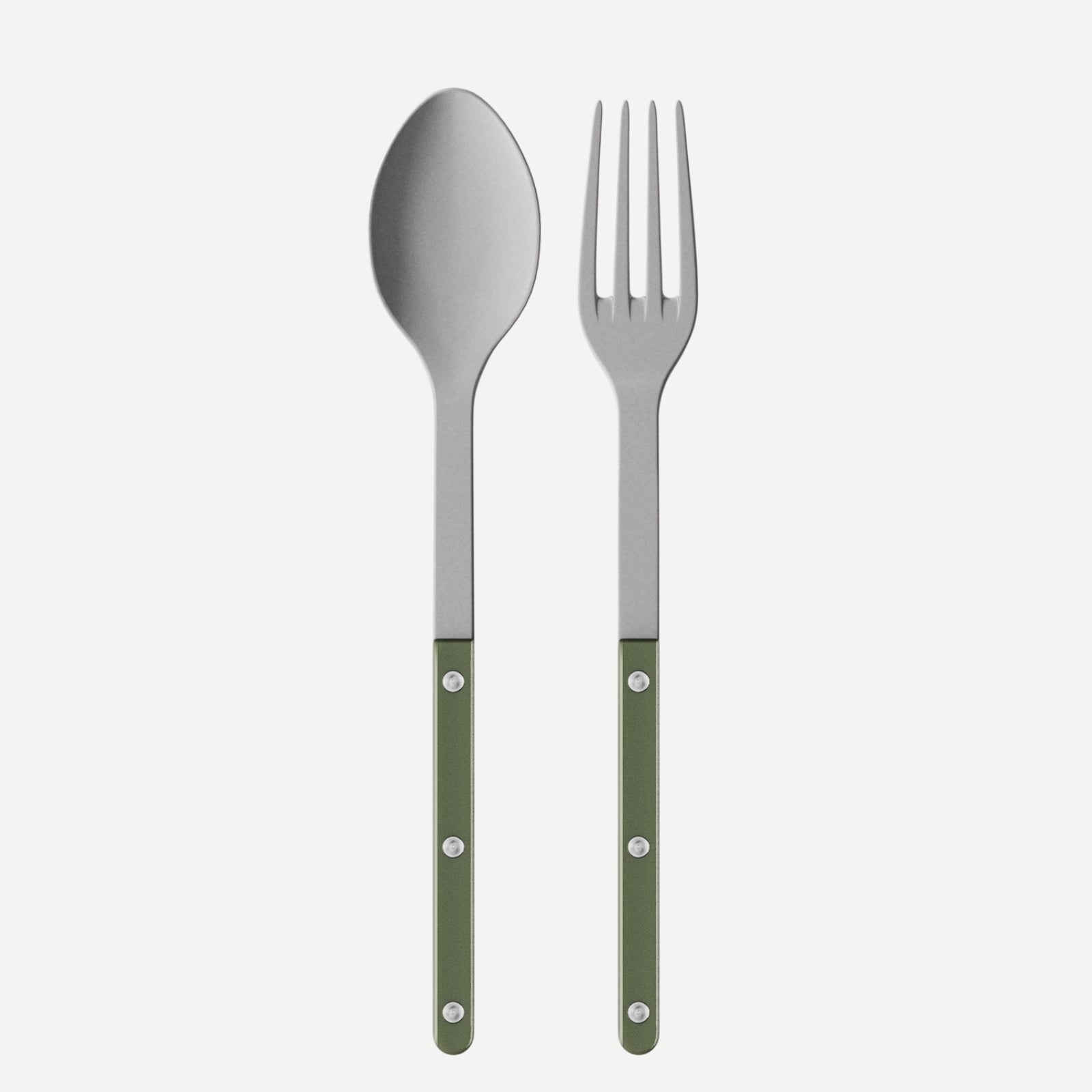 Bistrot Vintage Pearly, Vert foncé - Couverts de service