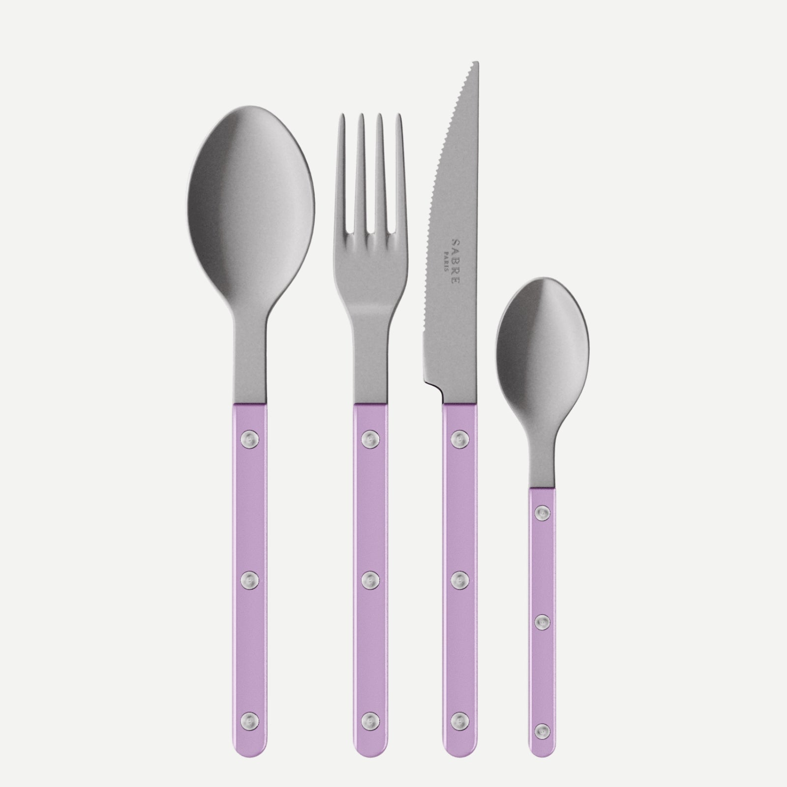 Bistrot Vintage Pearly, Lilac - 4 pieces cutlery set