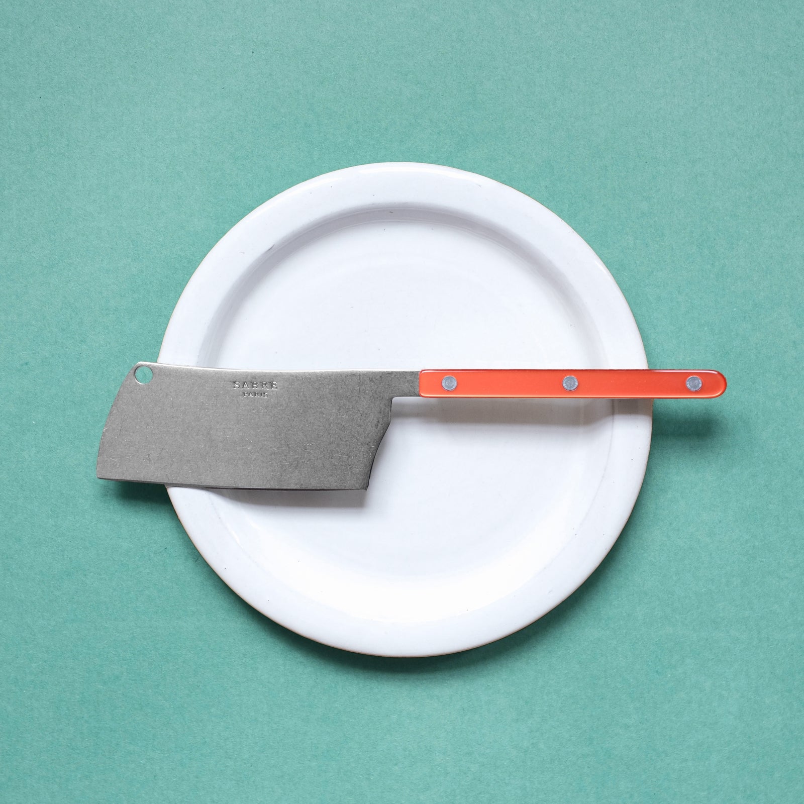 Bistrot Vintage Pearly, Orange - Couperet à fromage