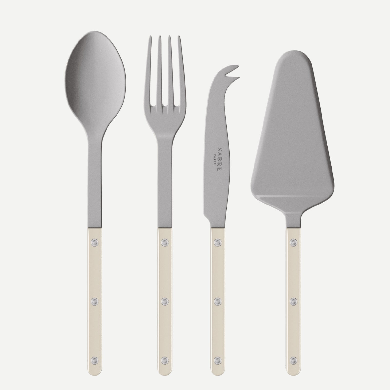 Bistrot Vintage Pearly, Nacre - Set Les Essentiels Bistrot - ensemble de 4 couverts de service