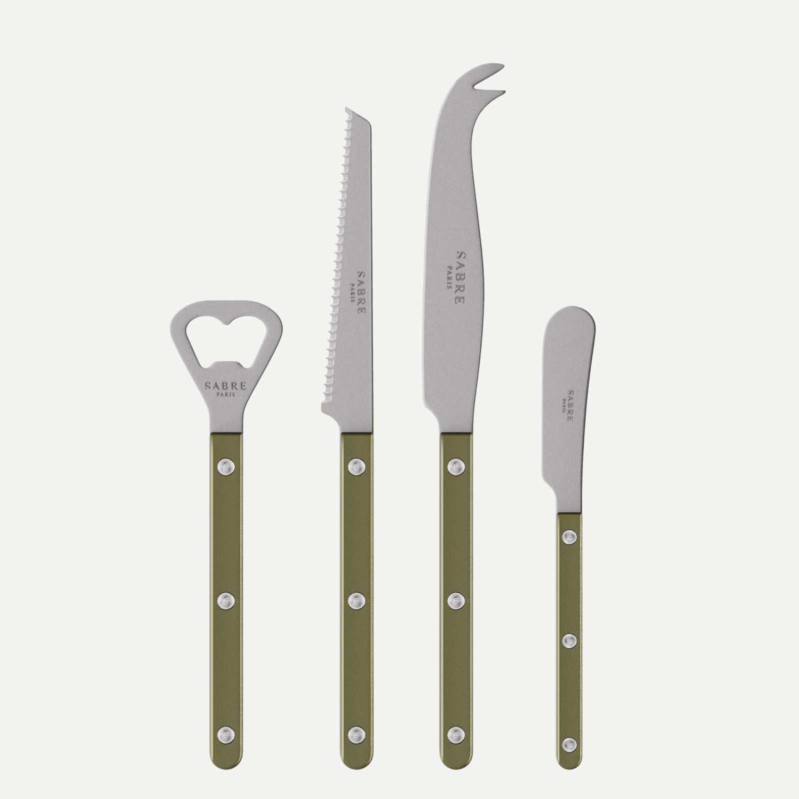 Bistrot Vintage Pearly, Oliv - Aperitif-Set Bistrot