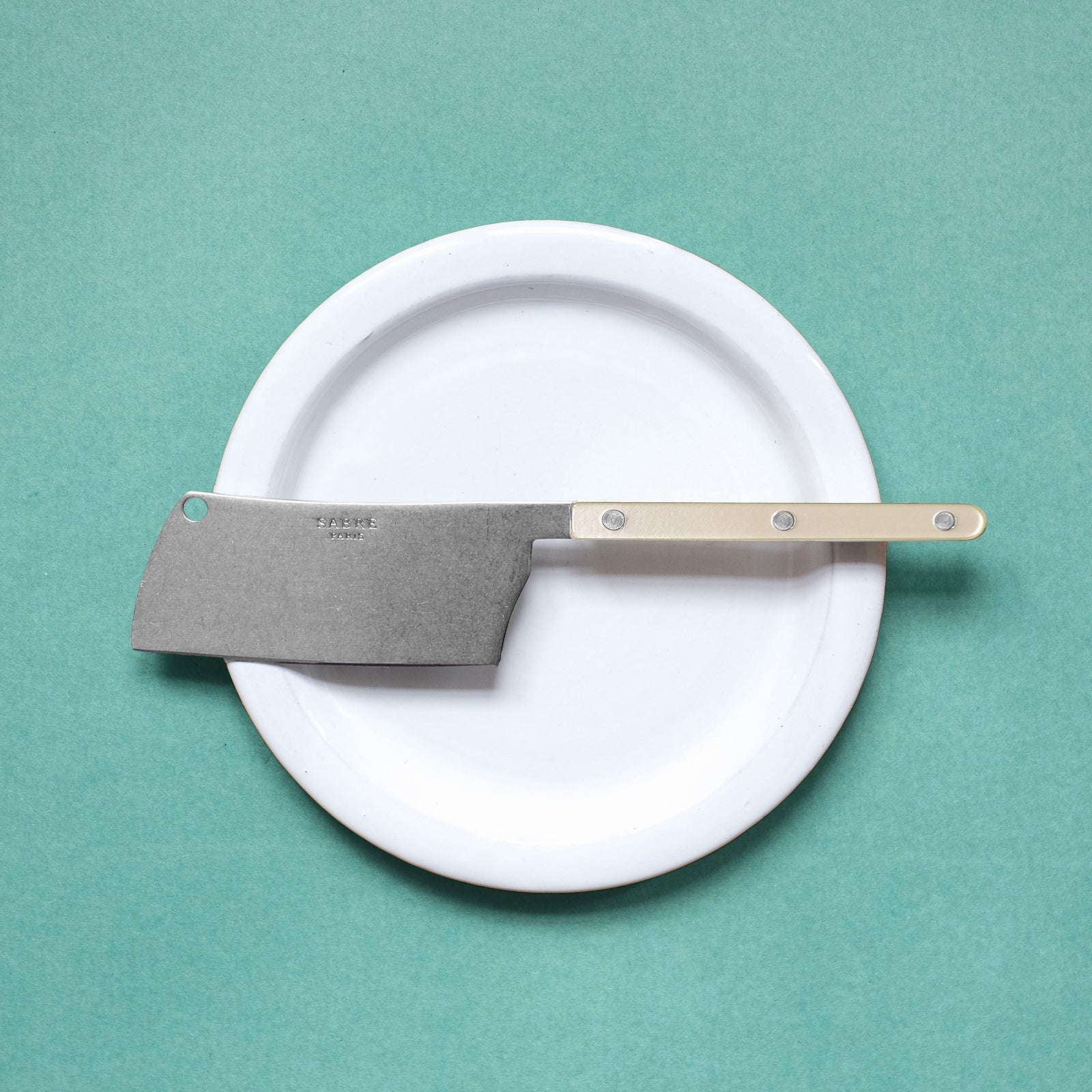 Bistrot Vintage Pearly, Nacre - Coffret de 2 couteaux à fromage