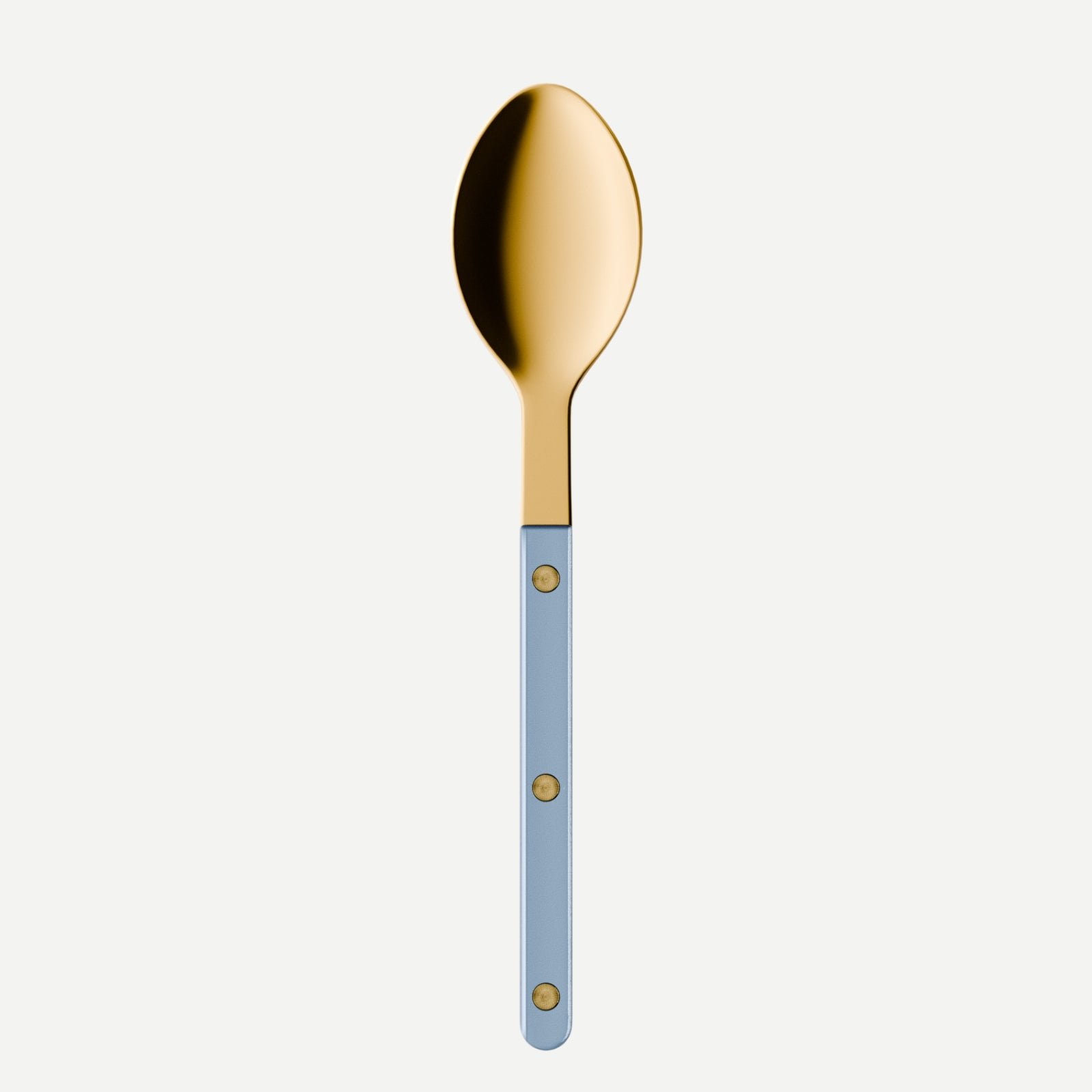 Bistrot Gold color Pearly, Light blue - Soup spoon