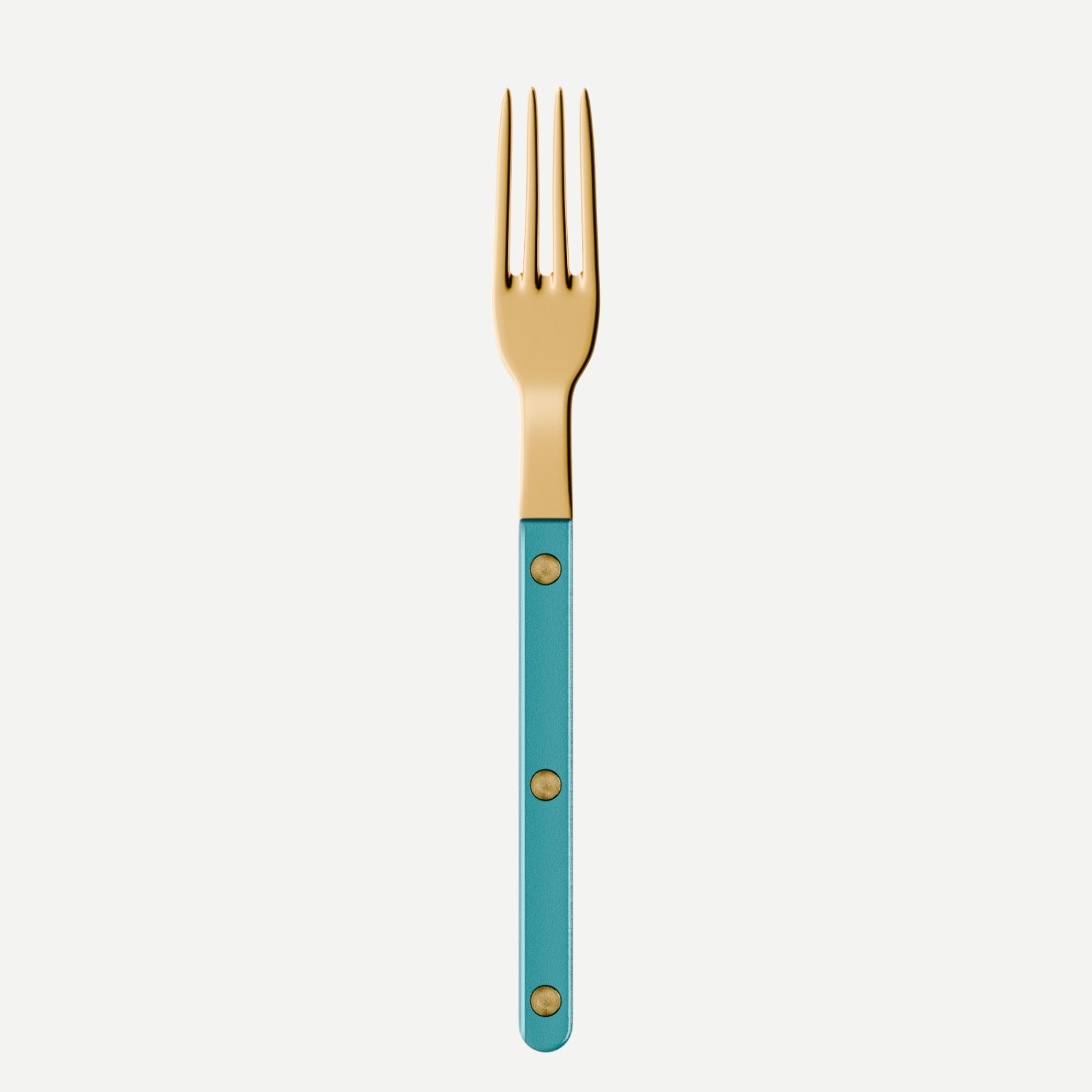 Bistrot Gold Pearly, Turquoise - Petite fourchette