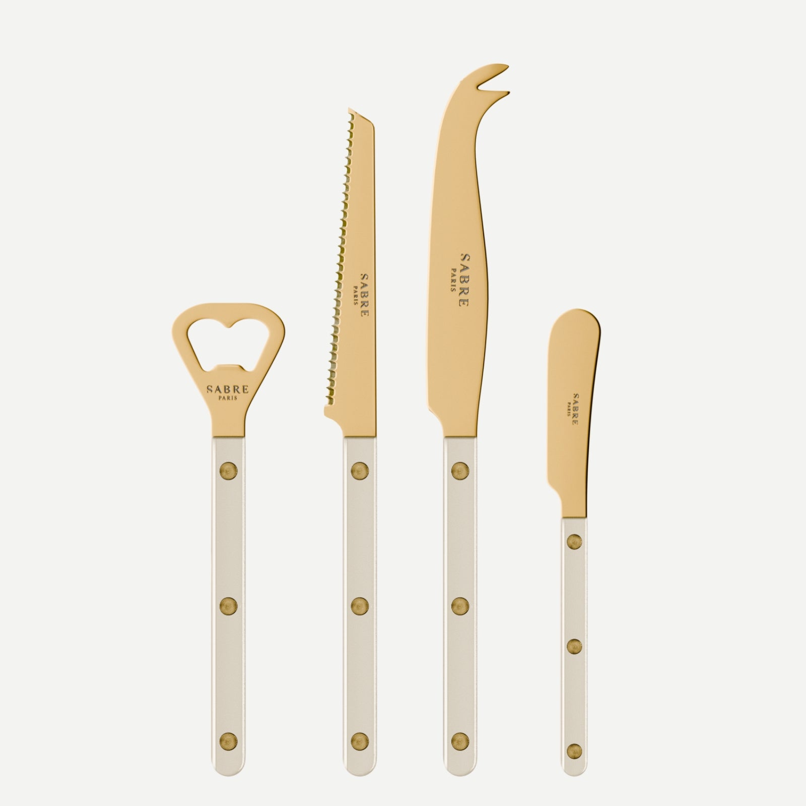 Bistrot Gold Pearly, Nacre - Set apéro Bistrot