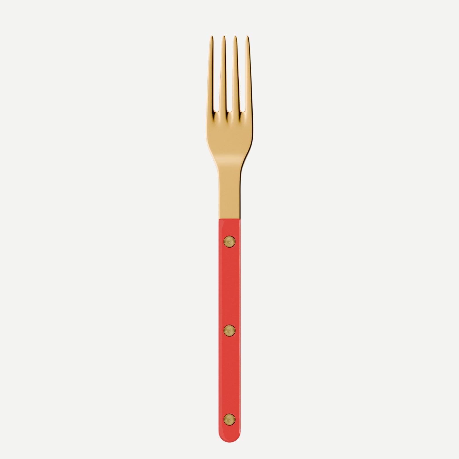 Bistrot Gold color Solid, Red - Dinner fork