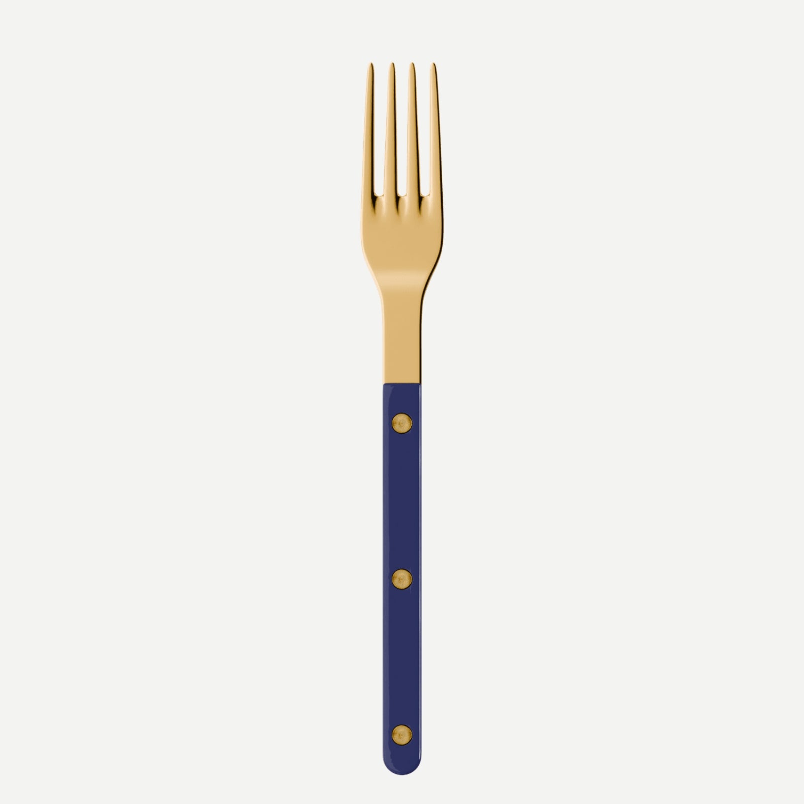 Bistrot Gold Solid, Navy blau - Tafelgabel