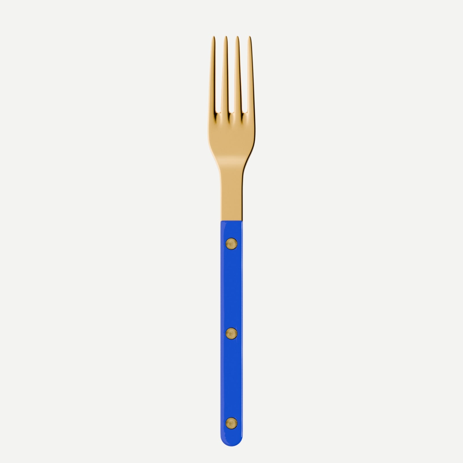 Bistrot Gold Uni, Bleu outremer - Fourchette de table