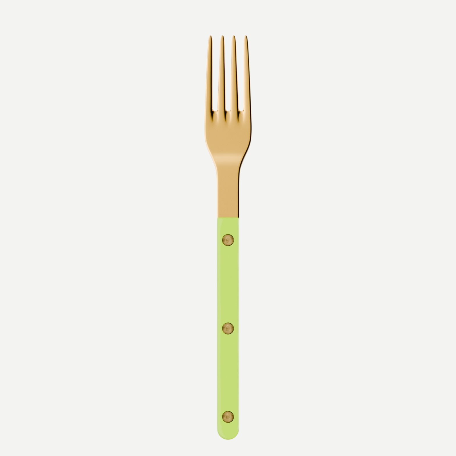 Bistrot Gold Uni, Lime - Fourchette de table