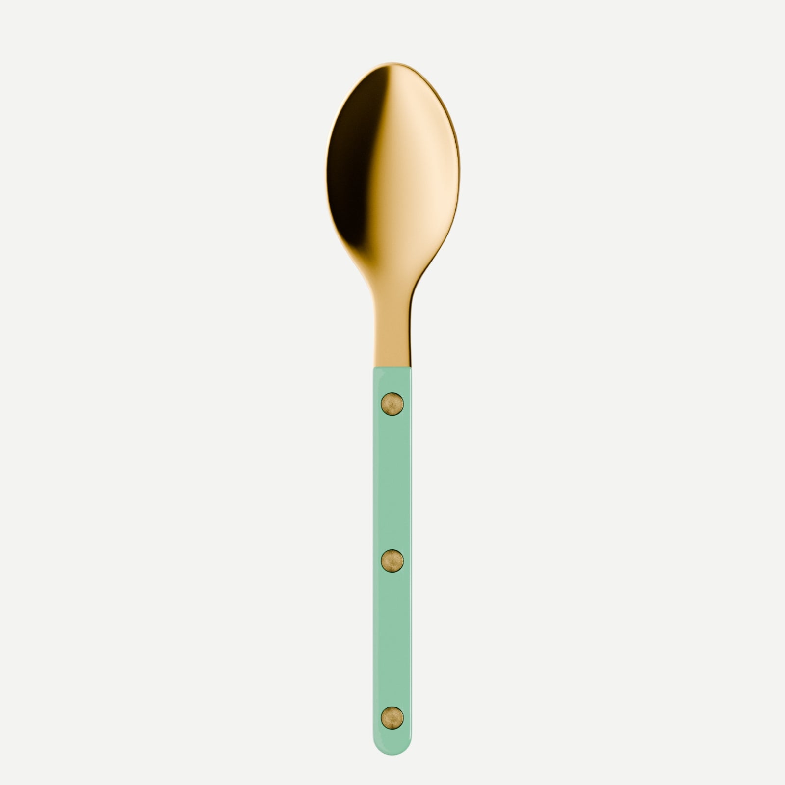 Bistrot Gold Uni, Vert pastel - Petite cuillère