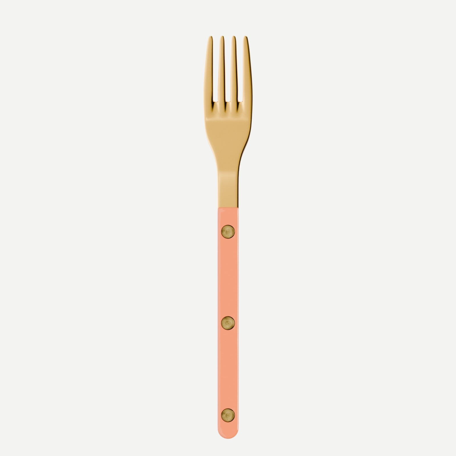 Bistrot Gold Solid, Nude pink - Dessertgabel