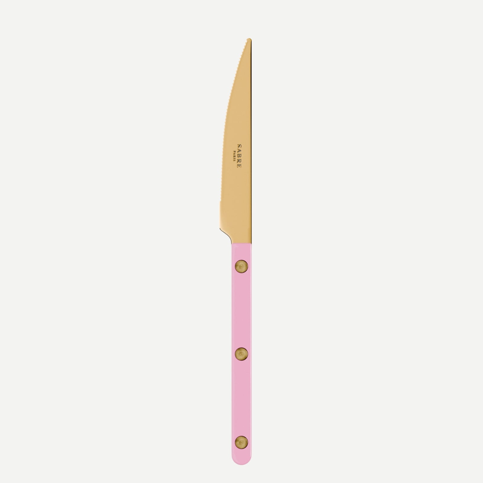 Bistrot Gold Solid, Pink - Dessert knife