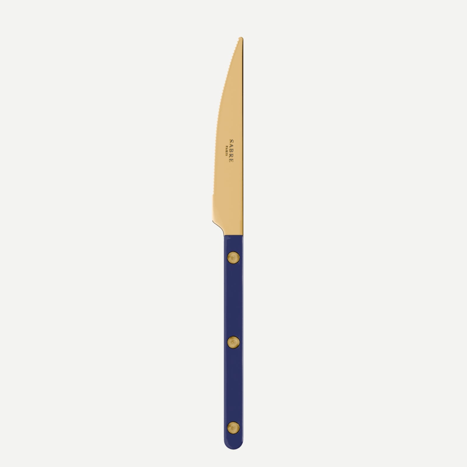 Bistrot Gold Solid, Navy blau - Dessertmesser