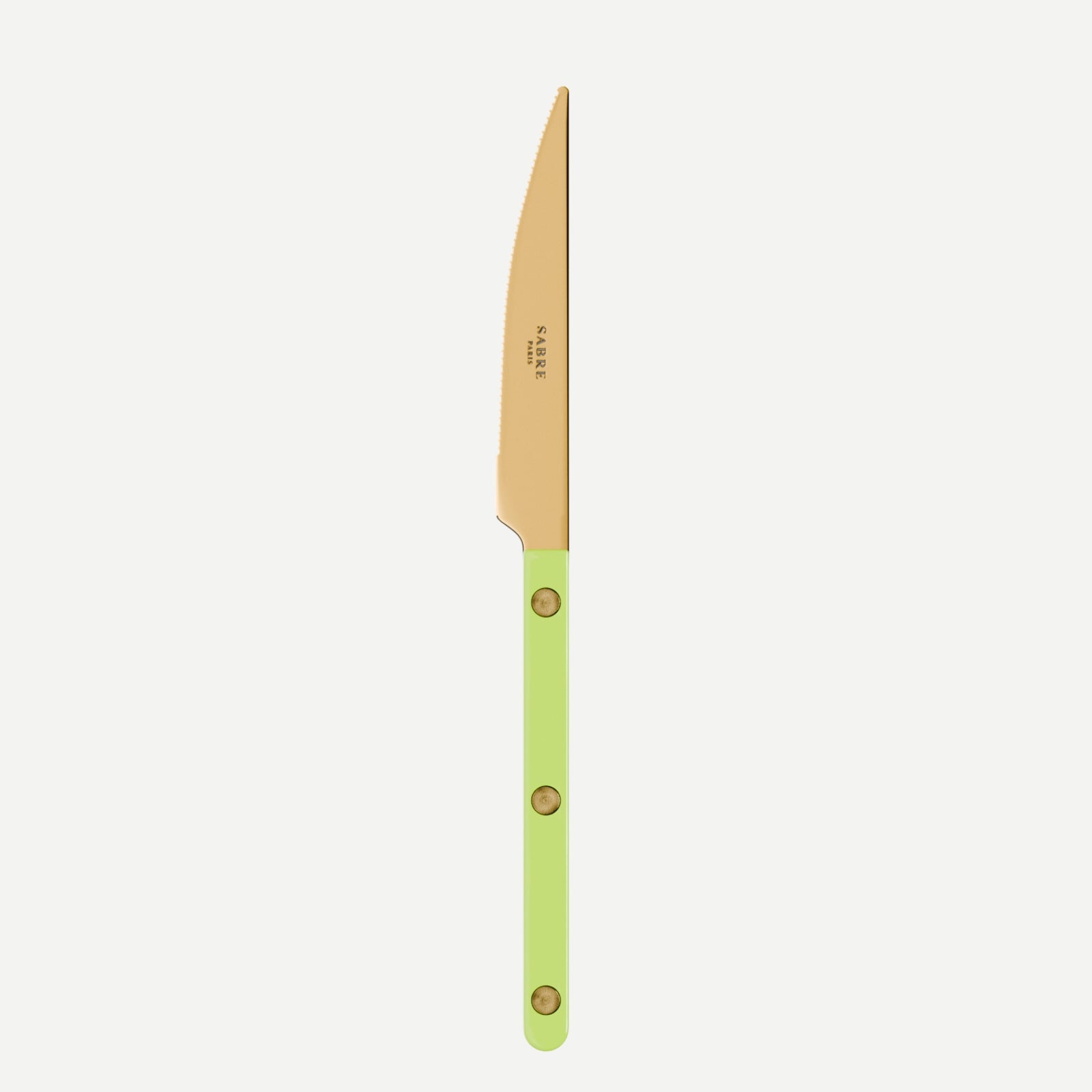 Bistrot Gold Solid, Lime - Dessert knife