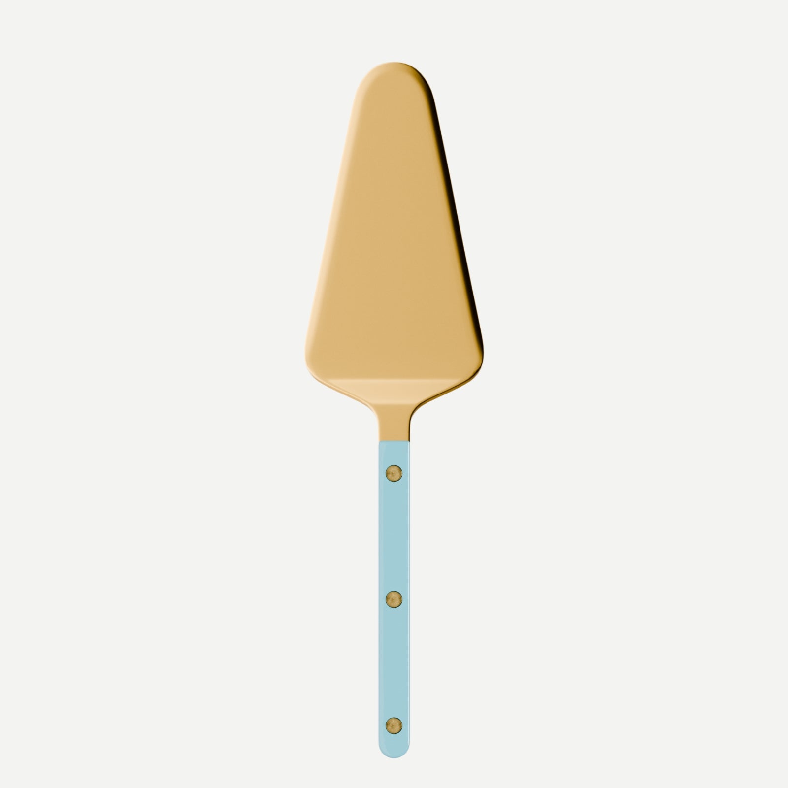 Bistrot Gold Solid, Pastel blue - Tart server
