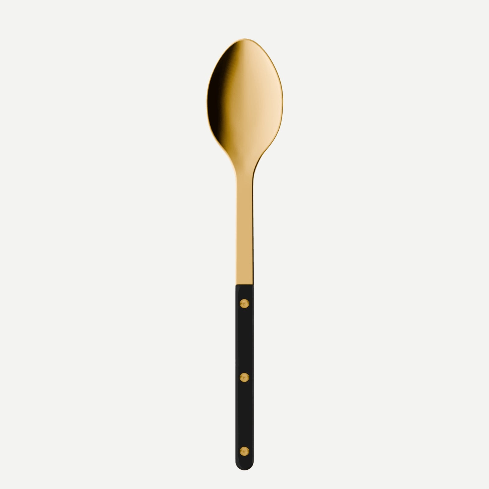 Bistrot Gold Solid, Black - Serving spoon