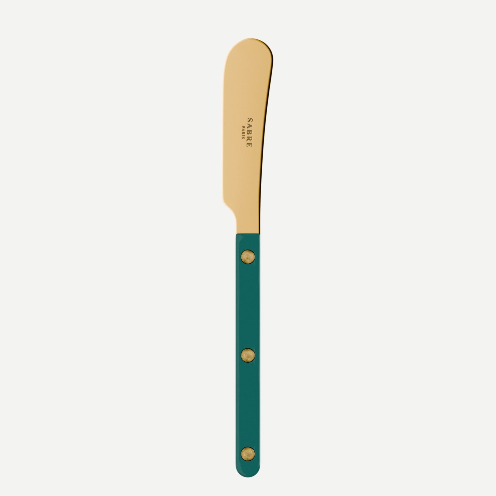 Bistrot Gold color Solid, Aquamarine - Butter spreader
