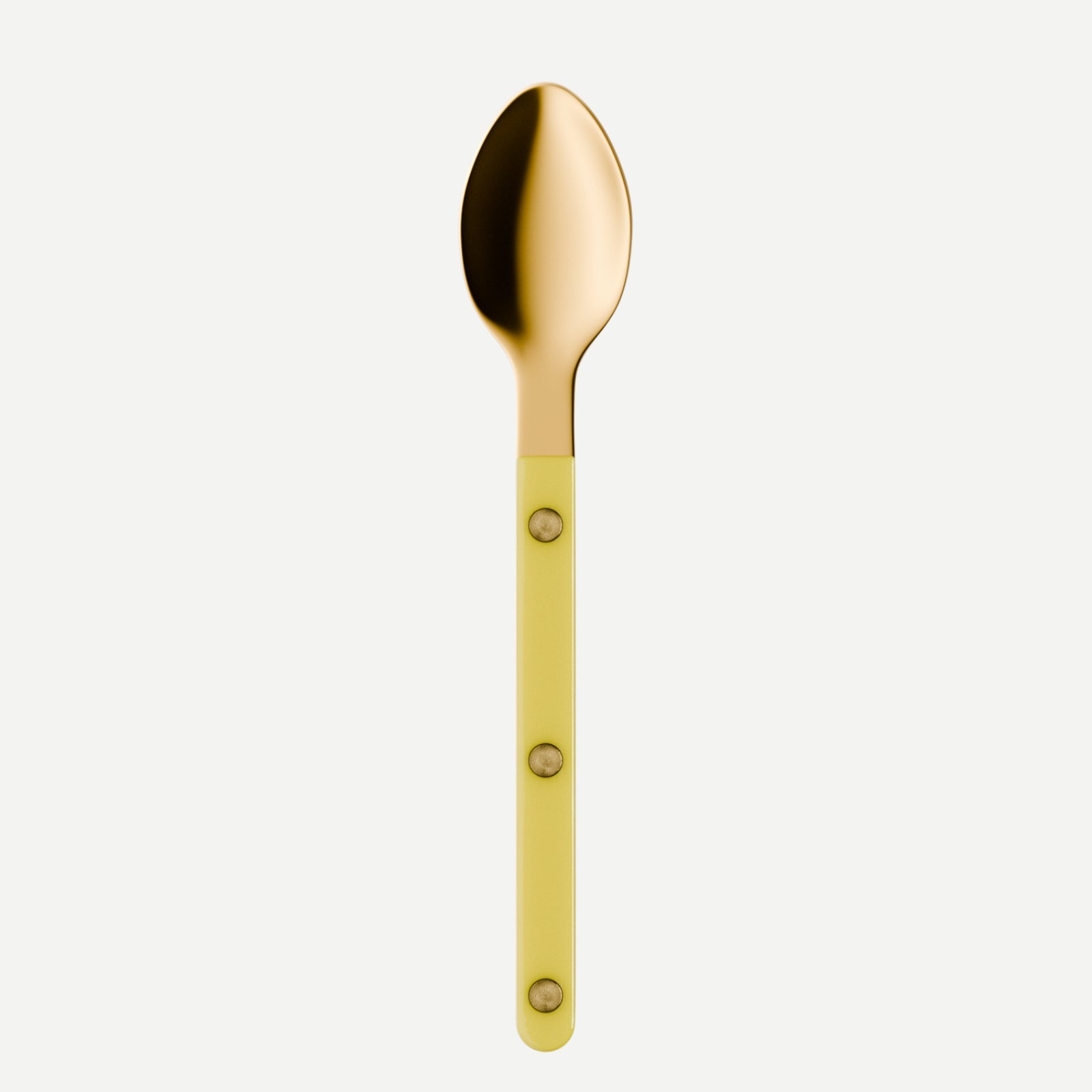 Bistrot Gold Solid, Yellow - Espresso spoon