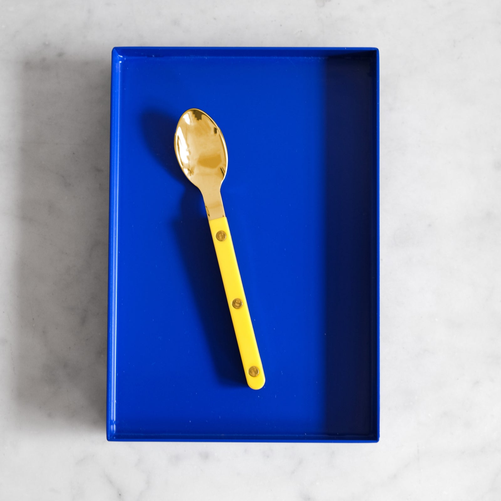 Bistrot Gold Uni, Jaune - Cuillère à expresso