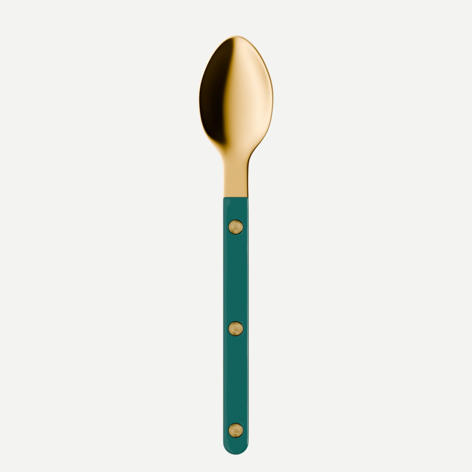 Bistrot Gold Solid, Aquamarine - Espresso spoon