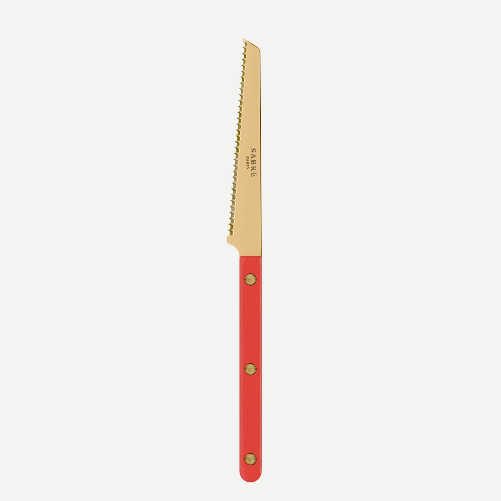 Bistrot Gold Solid, Red - Tomato knife