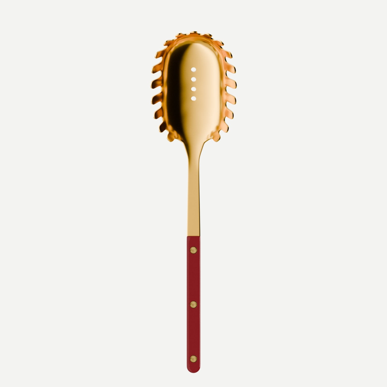 Bistrot Gold Solid, Burgundy - Spaghetti spoon