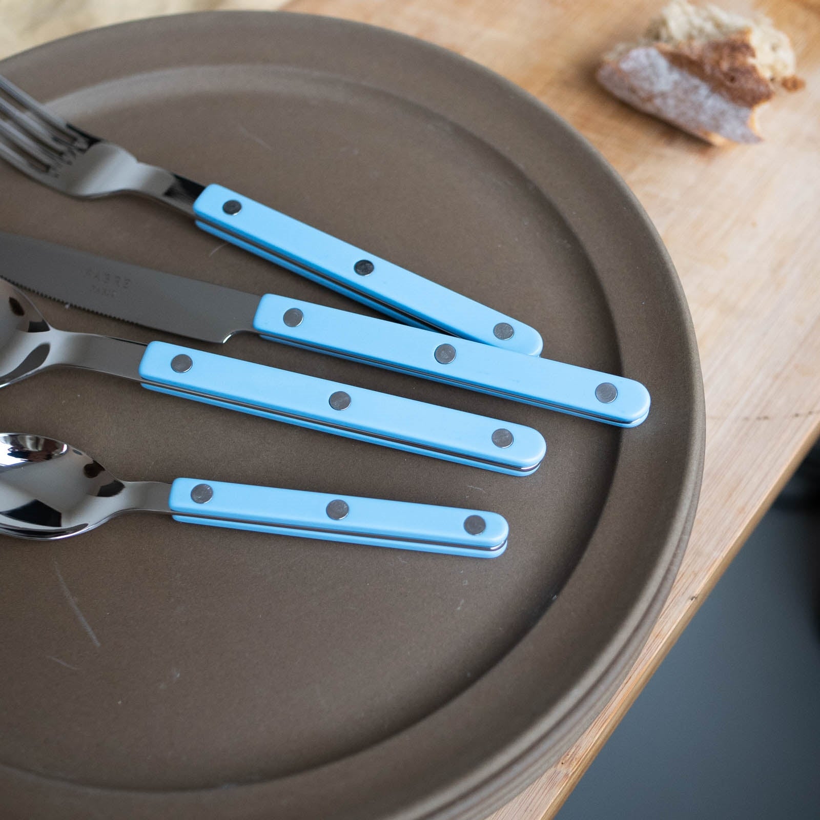 Bistrot Uni Mat, Bleu pastel